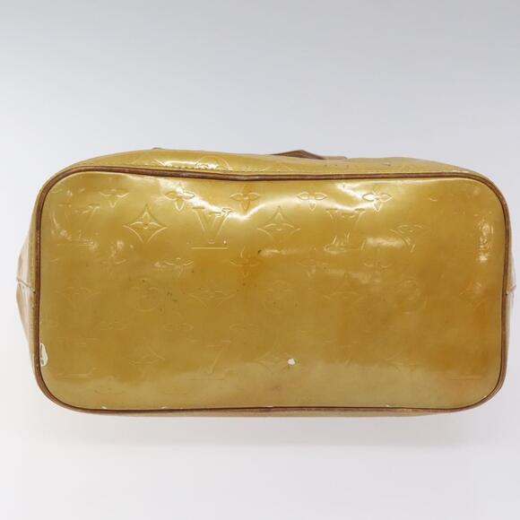 LOUIS VUITTON Monogram Vernis Houston Hand Bag Beige M91004 - Picture 9 of 13